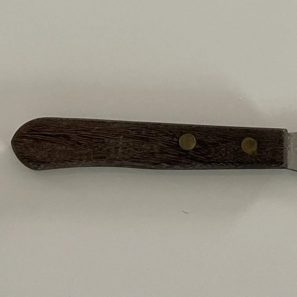 Frontier Forge Spreader Knife Serrated Cheese Icing Spatula Stainless Wood Japan
